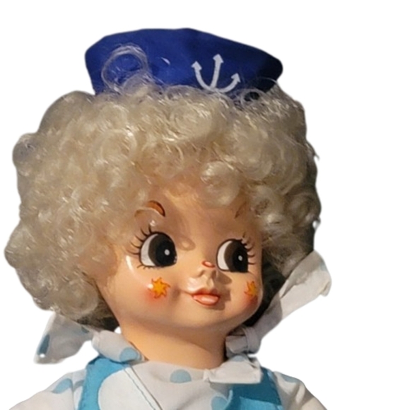 Brinn's clown 1986 Limited Edition August Calendar Doll 14" Picnic at the beach - Picture 3 of 7